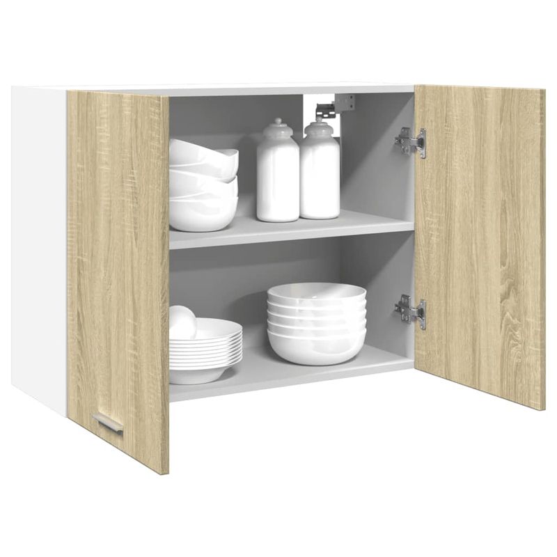 Casa si Gradina - Mobilier - Comode si corpuri - Corpuri bucatarie - Dulap suspendat, stejar Sonoma, 80 x 31 x 60 cm, PAL - Infinity.ro