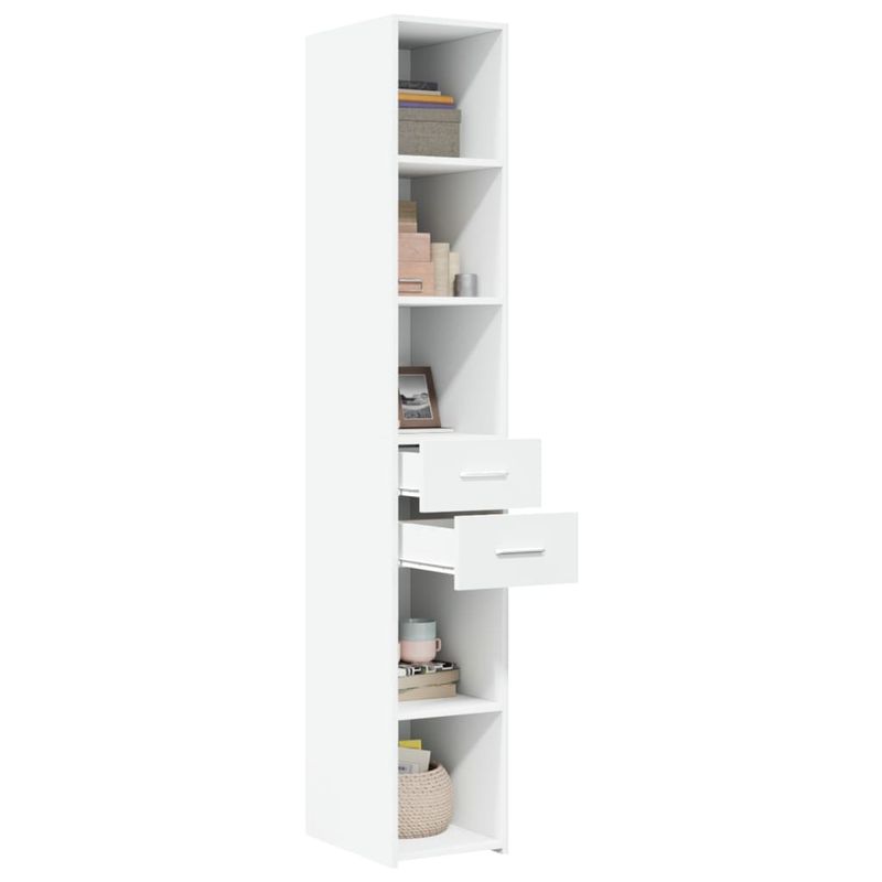 Casa si Gradina - Mobilier - Comode si corpuri - Corpuri bucatarie - Dulap inalt, alb, 30x42,5x185 cm, lemn prelucrat - Infinity.ro