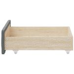 Casa si Gradina - Mobilier - Paturi si accesorii - Accesorii paturi - Tablie de pat Stejar Artizanal 90 cm Lemn compozit - Infinity.ro