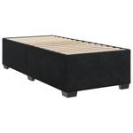 Casa si Gradina - Mobilier - Paturi si accesorii - Paturi - Pat box spring cu saltea, negru, 80x200 cm, catifea - Infinity.ro