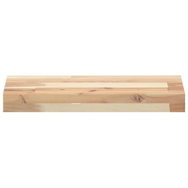 Casa si Gradina - Mobilier - Biblioteci si rafturi - Rafturi - Rafturi suspendate 3 buc. 40x20x4 cm lemn masiv acacia netratat, natural - Infinity.ro
