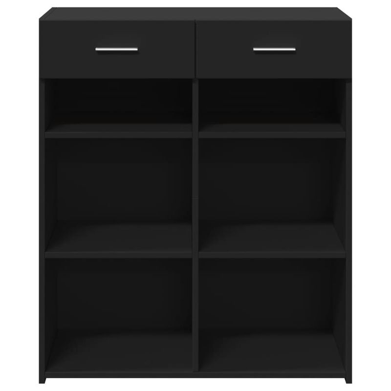Casa si Gradina - Mobilier - Comode si corpuri - Comode - Dulap, negru, 80x42,5x93 cm, lemn prelucrat - Infinity.ro