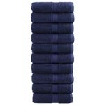 Casa si Gradina - Textile si covoare - Textile baie - Prosoape - Prosoape premium 10buc., bleumarin 30x30cm, 600 gsm 100% bumbac - Infinity.ro
