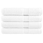 Casa si Gradina - Textile si covoare - Textile baie - Prosoape - Prosoape premium 4 buc alb 100x200cm 600gsm 100% bumbac - Infinity.ro