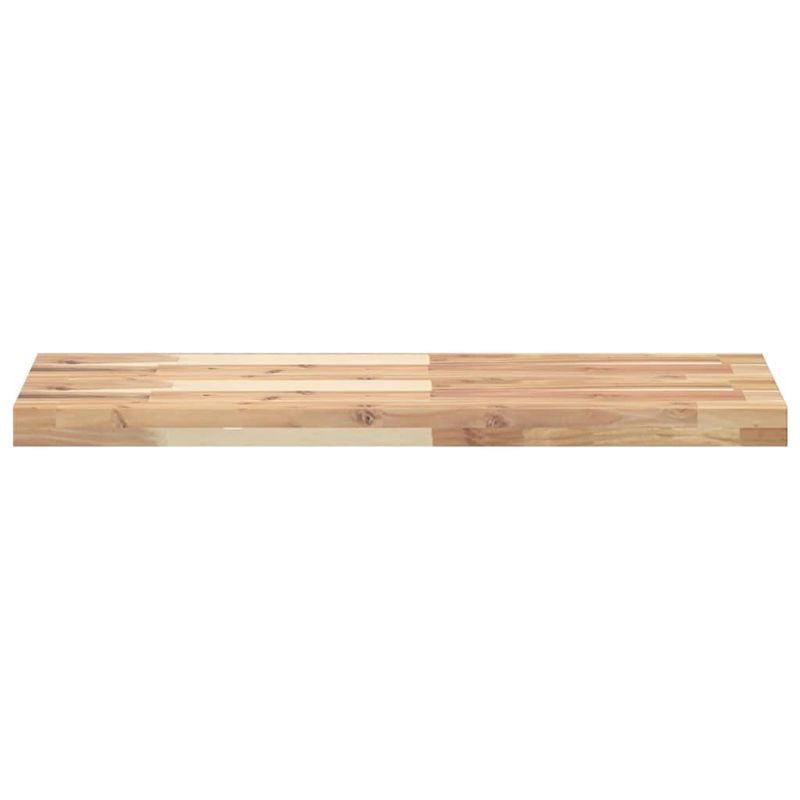 Casa si Gradina - Mobilier - Biblioteci si rafturi - Rafturi - Raft plutitor, 100x30x4 cm, lemn masiv de acacia netratat - Infinity.ro