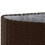 Casa si Gradina - Gradina si terasa - Mobilier exterior - Seturi mobila gradina - Set canapele de gradina, 4 piese, cu perne, maro poliratan maro - Infinity.ro
