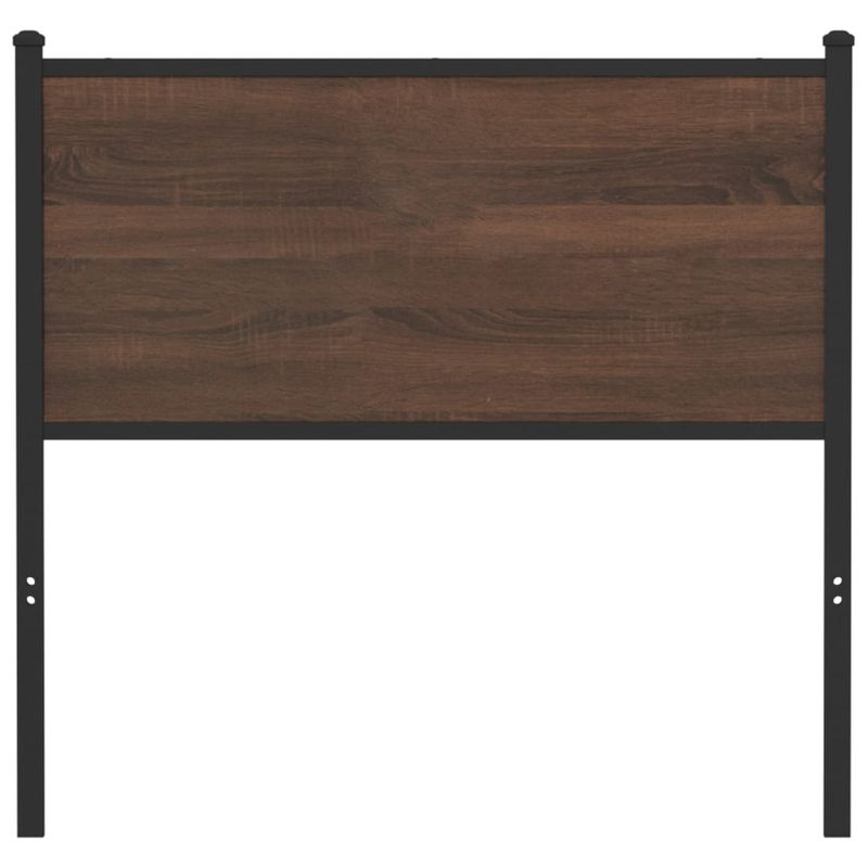 Casa si Gradina - Mobilier - Paturi si accesorii - Accesorii paturi - Tablie de pat, stejar maro, 80 cm, lemn prelucrat si otel - Infinity.ro