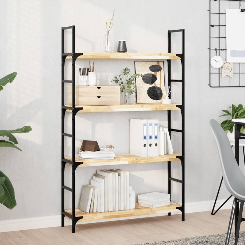 Casa si Gradina - Mobilier - Biblioteci si rafturi - Rafturi - Rafturi plutitoare 3 buc. 100x20x4cm lemn masiv acacia netratat - Infinity.ro