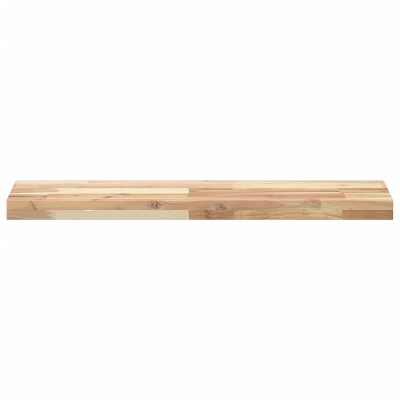 Casa si Gradina - Mobilier - Biblioteci si rafturi - Rafturi - Rafturi plutitoare 3 buc. 100x20x4cm lemn masiv acacia netratat - Infinity.ro