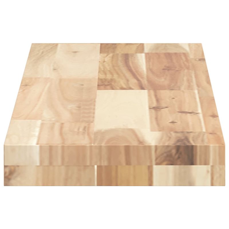 Casa si Gradina - Mobilier - Biblioteci si rafturi - Rafturi - Rafturi plutitoare 3 buc. 100x20x4cm lemn masiv acacia netratat - Infinity.ro