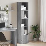 Casa si Gradina - Mobilier - Biblioteci si rafturi - Biblioteci - Biblioteca, gri sonoma, 40x36x189 cm, lemn prelucrat - Infinity.ro