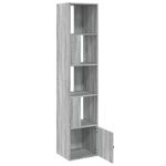 Casa si Gradina - Mobilier - Biblioteci si rafturi - Biblioteci - Biblioteca, gri sonoma, 40x36x189 cm, lemn prelucrat - Infinity.ro