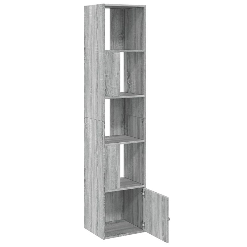 Casa si Gradina - Mobilier - Biblioteci si rafturi - Biblioteci - Biblioteca, gri sonoma, 40x36x189 cm, lemn prelucrat - Infinity.ro