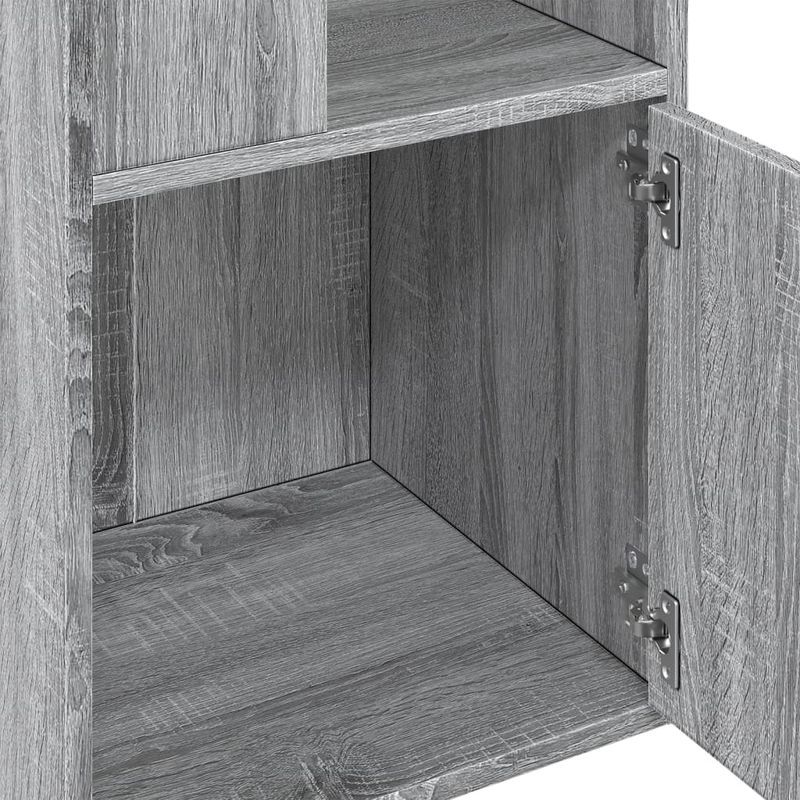 Casa si Gradina - Mobilier - Biblioteci si rafturi - Biblioteci - Biblioteca, gri sonoma, 40x36x189 cm, lemn prelucrat - Infinity.ro