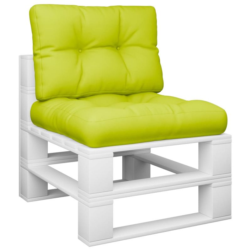 Casa si Gradina - Gradina si terasa - Mobilier exterior - Perne decorative exterior - Perne de paleti, 2 buc, verde aprins, material textil - Infinity.ro