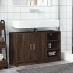 Casa si Gradina - Mobilier - Mobilier baie - Comode baie - Dulap de chiuveta, stejar maro, 90x29x55 cm, lemn prelucrat - Infinity.ro