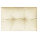 Casa si Gradina - Gradina si terasa - Mobilier exterior - Perne decorative exterior - Perna de paleti, crem, 50x40x12 cm, material textil - Infinity.ro