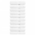 Casa si Gradina - Textile si covoare - Textile baie - Prosoape - Prosoape baie premium 10 buc alb 100x150cm 600gsm 100% bumbac - Infinity.ro