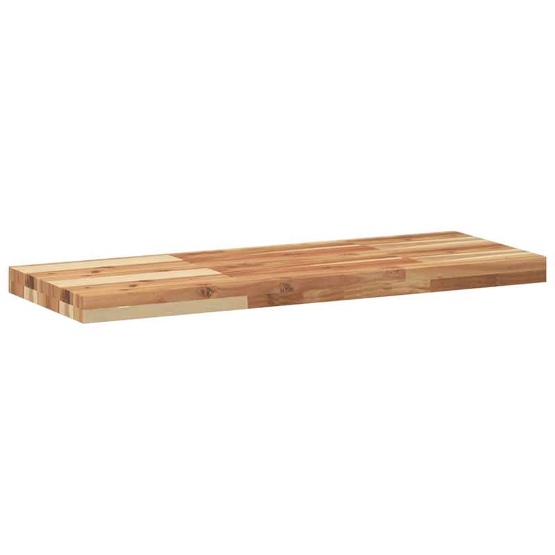 Casa si Gradina - Mobilier - Biblioteci si rafturi - Rafturi - Rafturi suspendate 2 buc. 100x30x4cm lemn masiv acacia netratat - Infinity.ro