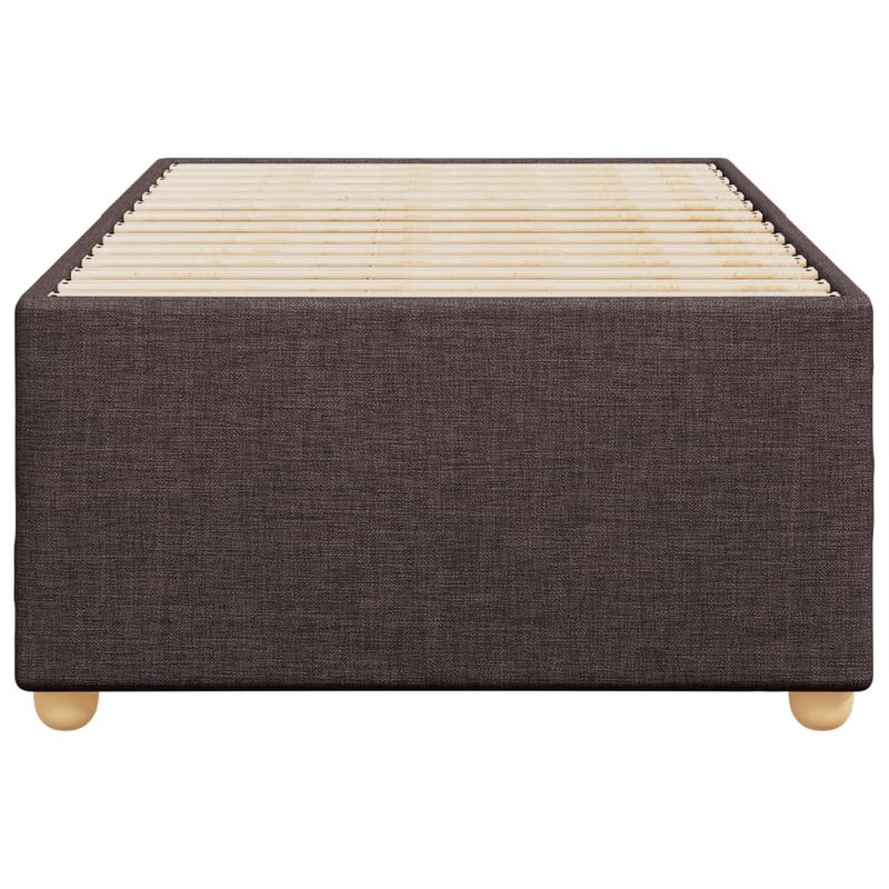 Casa si Gradina - Mobilier - Paturi si accesorii - Paturi - Cadru de pat, maro inchis, 100 x 200 cm, material textil - Infinity.ro