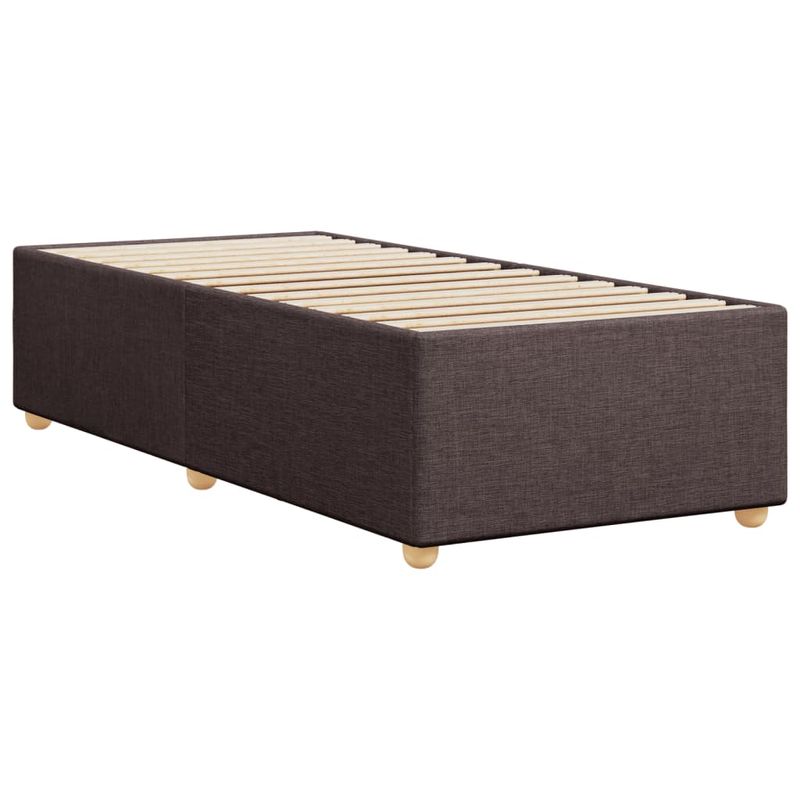 Casa si Gradina - Mobilier - Paturi si accesorii - Paturi - Cadru de pat, maro inchis, 100 x 200 cm, material textil - Infinity.ro