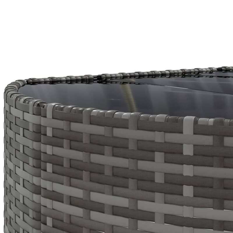 Casa si Gradina - Gradina si terasa - Mobilier exterior - Seturi mobila gradina - Set canapele de gradina, 7 piese, cu perne, gri, poliratan - Infinity.ro