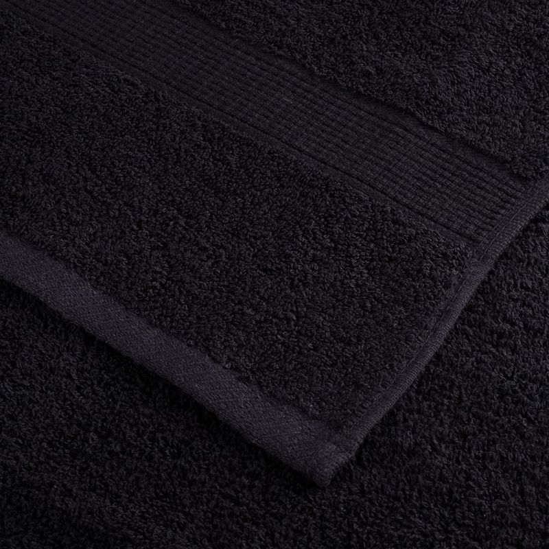 Casa si Gradina - Textile si covoare - Textile baie - Prosoape - Set de prosoape premium 8 piese, negru, 600 g/m² 100% bumbac - Infinity.ro