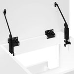 Casa si Gradina - Mobilier - Mese si birouri - Birouri - Pupitru cu roti si sertar alb 55x55x107 cm lemn prelucrat - Infinity.ro