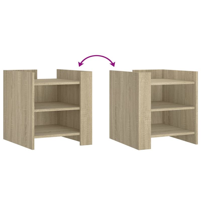 Casa si Gradina - Mobilier - Comode si corpuri - Noptiere - Noptiera, stejar sonoma, 45x50x50 cm, lemn prelucrat - Infinity.ro