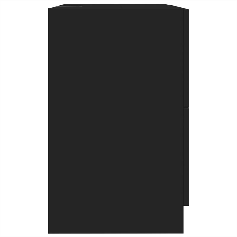 Casa si Gradina - Mobilier - Mobilier baie - Comode baie - Dulap de chiuveta, negru, 59x37x59 cm, lemn prelucrat - Infinity.ro