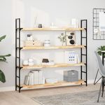 Casa si Gradina - Mobilier - Biblioteci si rafturi - Rafturi - Rafturi plutitoare 2 buc. 140x20x4cm lemn masiv acacia netratat - Infinity.ro