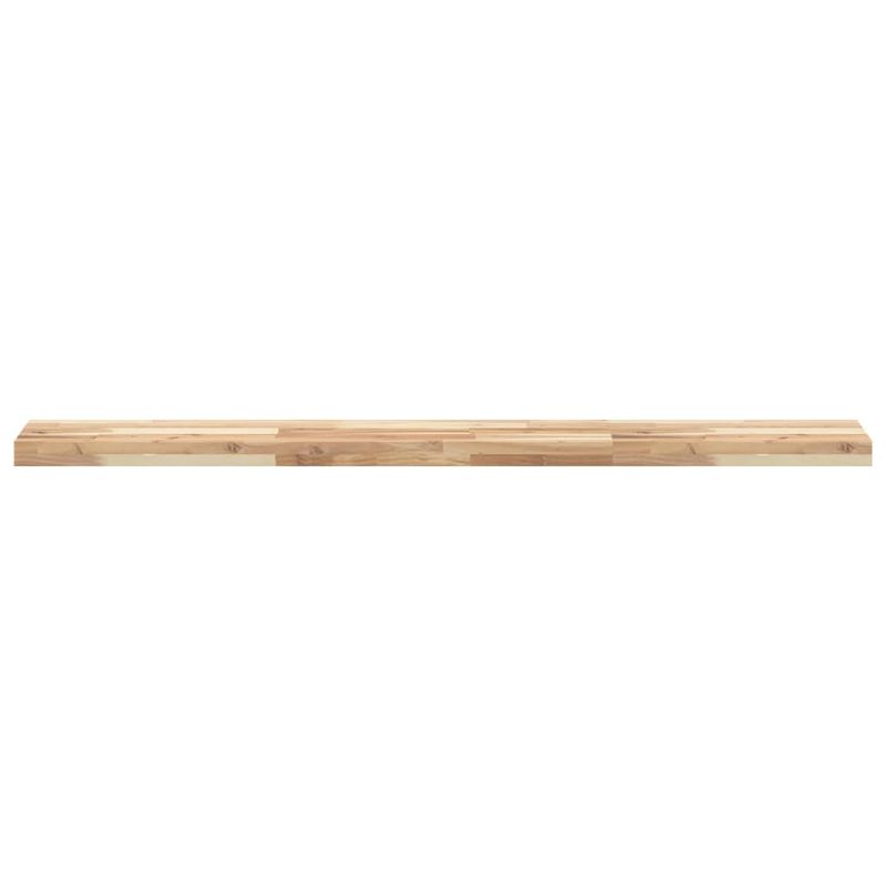 Casa si Gradina - Mobilier - Biblioteci si rafturi - Rafturi - Rafturi plutitoare 2 buc. 140x20x4cm lemn masiv acacia netratat - Infinity.ro