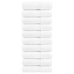 Casa si Gradina - Textile si covoare - Textile baie - Prosoape - Prosoape oaspeti premium 10 buc. alb 30x50cm 600gsm 100% bumbac - Infinity.ro