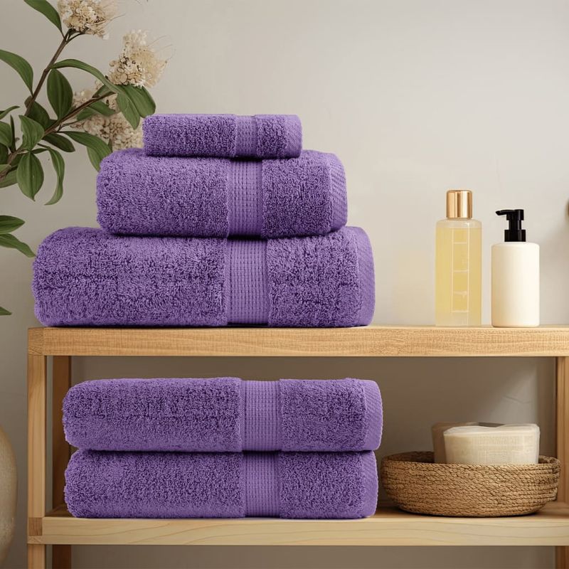 Casa si Gradina - Textile si covoare - Textile baie - Prosoape - Prosoape premium 10 buc., violet 30x30 cm, 600 gsm 100% bumbac - Infinity.ro