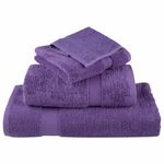 Casa si Gradina - Textile si covoare - Textile baie - Prosoape - Prosoape premium 10 buc., violet 30x30 cm, 600 gsm 100% bumbac - Infinity.ro