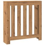 Casa si Gradina - Termice - Calorifere si accesorii - Accesorii calorifere - Masca pentru calorifer stejar artizanal 78x20x82 cm lemn, design lamele verticale - Infinity.ro