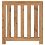 Casa si Gradina - Termice - Calorifere si accesorii - Accesorii calorifere - Masca pentru calorifer stejar artizanal 78x20x82 cm lemn, design lamele verticale - Infinity.ro
