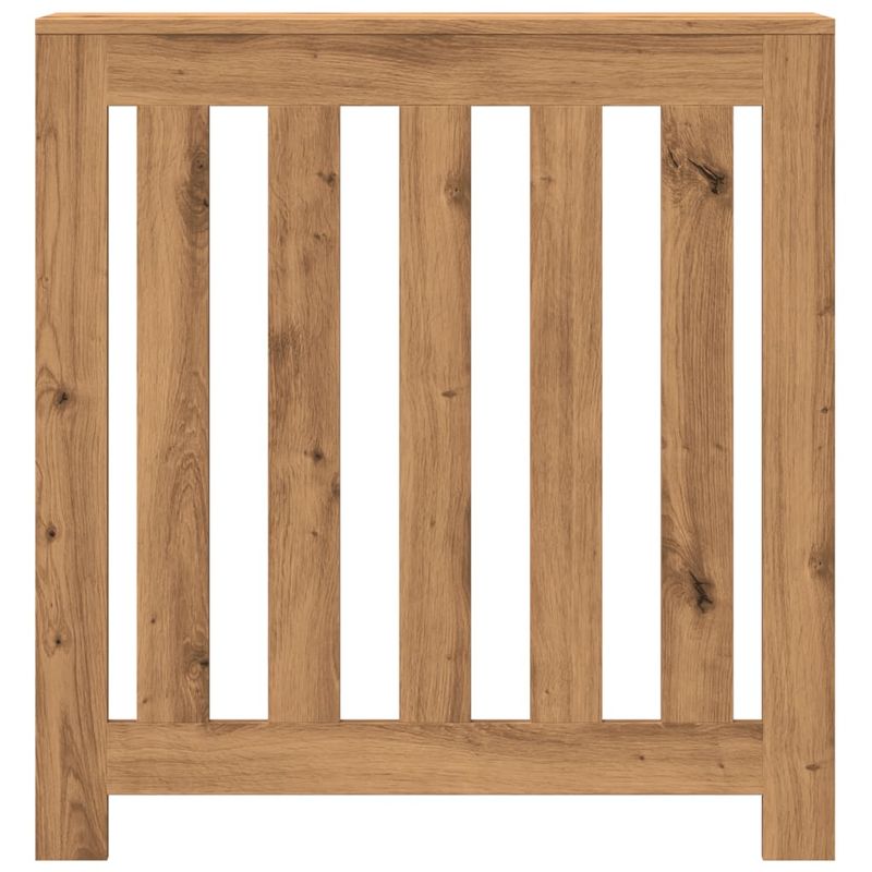 Casa si Gradina - Termice - Calorifere si accesorii - Accesorii calorifere - Masca pentru calorifer stejar artizanal 78x20x82 cm lemn, design lamele verticale - Infinity.ro