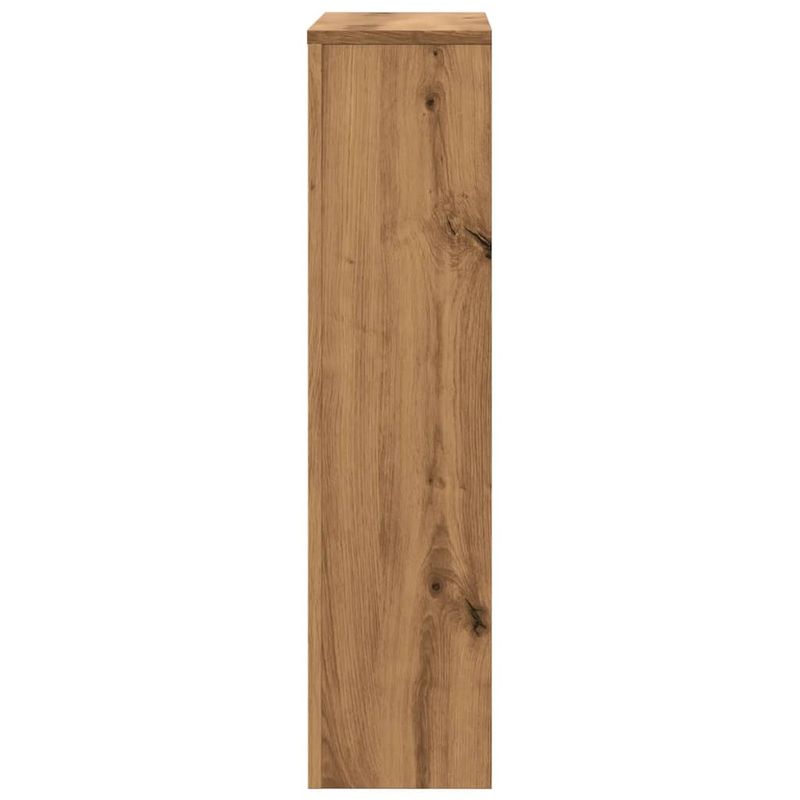 Casa si Gradina - Termice - Calorifere si accesorii - Accesorii calorifere - Masca pentru calorifer stejar artizanal 78x20x82 cm lemn, design lamele verticale - Infinity.ro