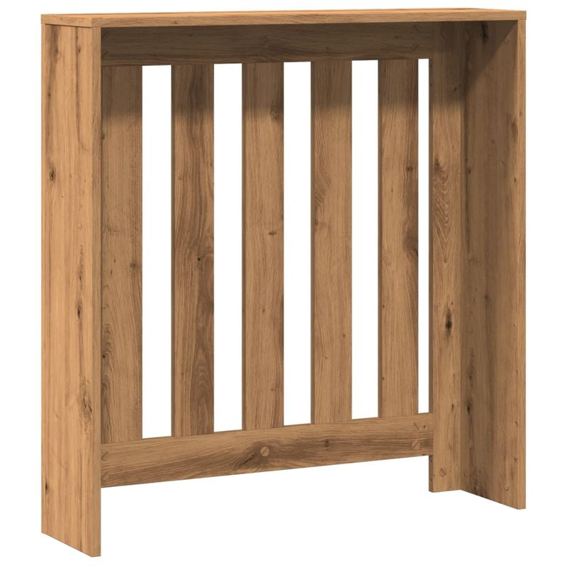 Casa si Gradina - Termice - Calorifere si accesorii - Accesorii calorifere - Masca pentru calorifer stejar artizanal 78x20x82 cm lemn, design lamele verticale - Infinity.ro