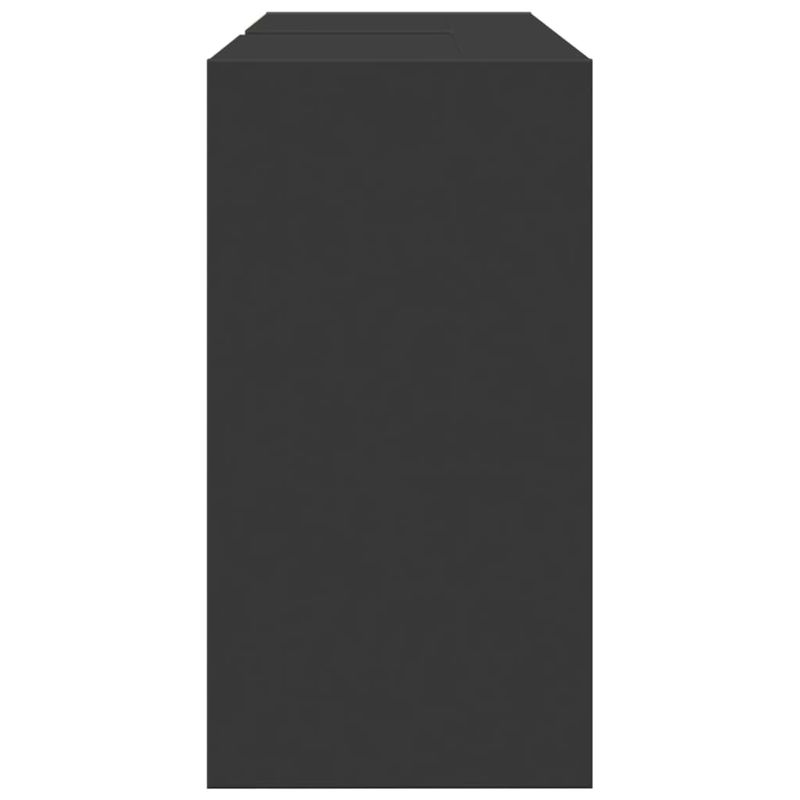 Casa si Gradina - Mobilier - Mobilier baie - Comode baie - Dulap de chiuveta, negru, 90x29x55 cm, lemn prelucrat - Infinity.ro