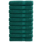 Casa si Gradina - Textile si covoare - Textile baie - Prosoape - Prosoape de sauna premium 10 buc. 80x200 cm 600 gsm 100% bumbac, verde - Infinity.ro