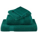 Casa si Gradina - Textile si covoare - Textile baie - Prosoape - Prosoape de sauna premium 10 buc. 80x200 cm 600 gsm 100% bumbac, verde - Infinity.ro