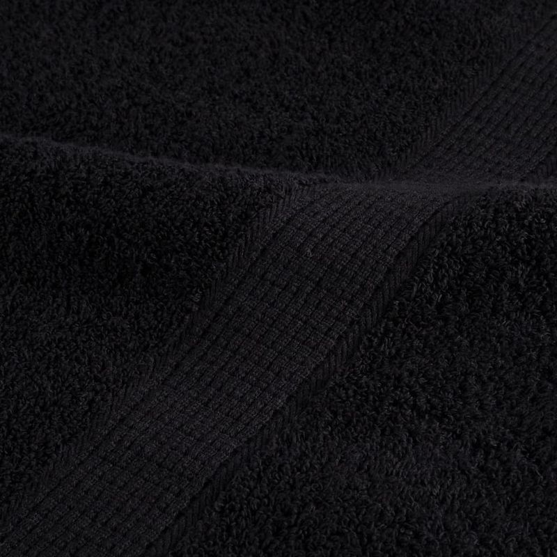 Casa si Gradina - Textile si covoare - Textile baie - Prosoape - Prosoape de baie premium 2buc. 100x150 cm 600 gsm 100% bumbac, negru - Infinity.ro