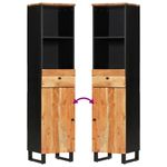 Casa si Gradina - Mobilier - Seturi de mobilier - Seturi baie - Set mobilier de baie, 3 piese, lemn masiv de acacia - Infinity.ro