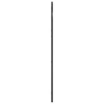 Casa si Gradina - Decoratiuni - Oglinzi - Oglinda de perete, negru, 60x110 cm, arcuita, fier - Infinity.ro