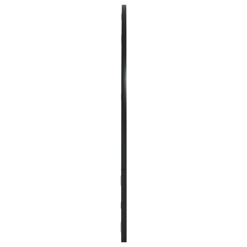 Casa si Gradina - Decoratiuni - Oglinzi - Oglinda de perete, negru, 100x70 cm, arcuita, fier - Infinity.ro
