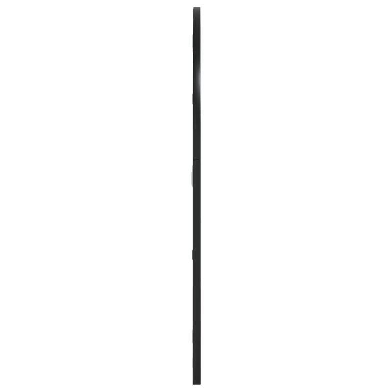 Casa si Gradina - Decoratiuni - Oglinzi - Oglinda de perete, negru, 60x70 cm, arcuita, fier - Infinity.ro