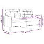 Casa si Gradina - Mobilier - Seturi de mobilier - Seturi living - Set canapele cu perne, 2 piese, rosu vin, catifea - Infinity.ro