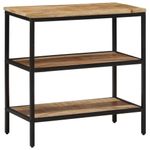 Casa si Gradina - Mobilier - Comode si corpuri - Console - Masa consola, 70x35x70 cm, lemn masiv de mango brut - Infinity.ro